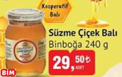 BİNBOĞA SÜZME ÇİÇEK BALI